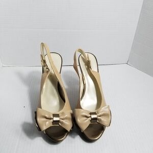 ANNE KLEIN WOMEN'S HEELS WITH BOW SIZE 10